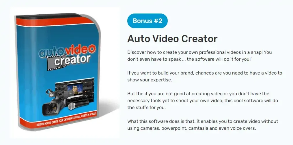 auto video creator bonas